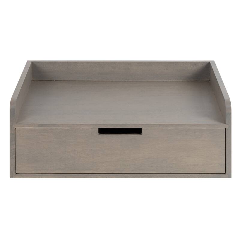 Kate and Laurel Kitt Premium Sold Wood Floating Shelf Side Table