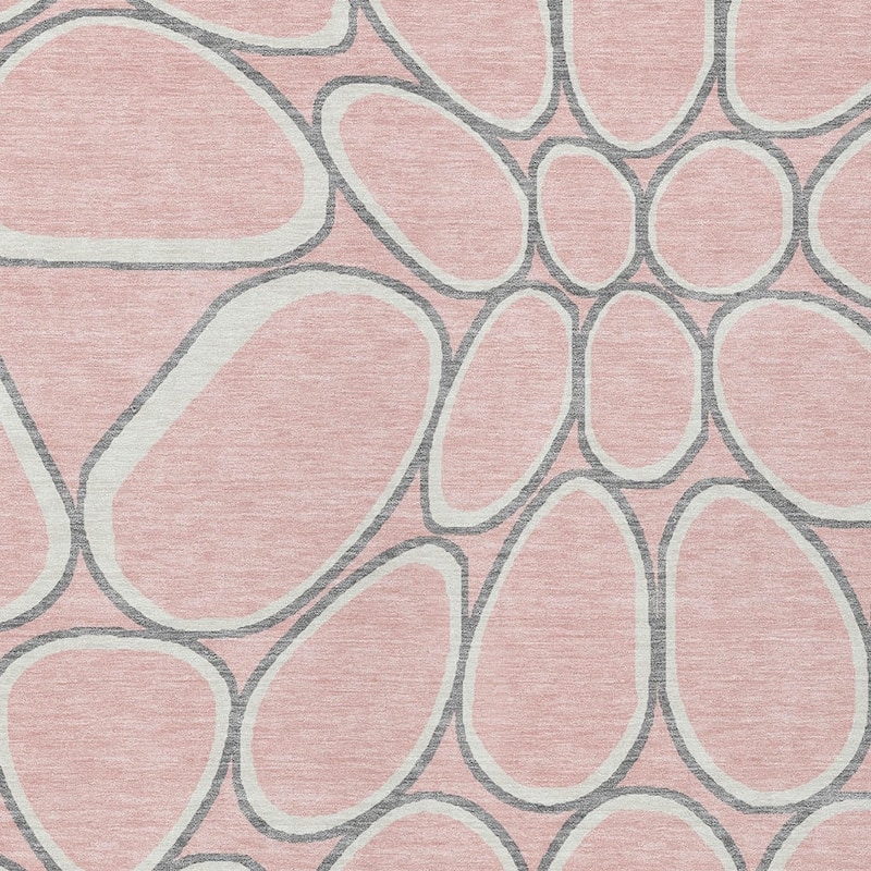 HomeRoots Abstract Transitional Rectangle Outdoor Rug