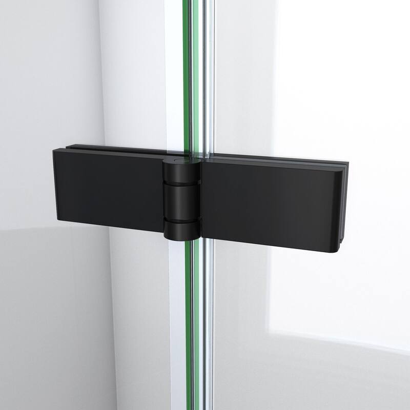 DreamLine Aqua-Q Fold 29 1/2 in. W x 72 in. H Frameless Bi-Fold Shower Door in Satin Black