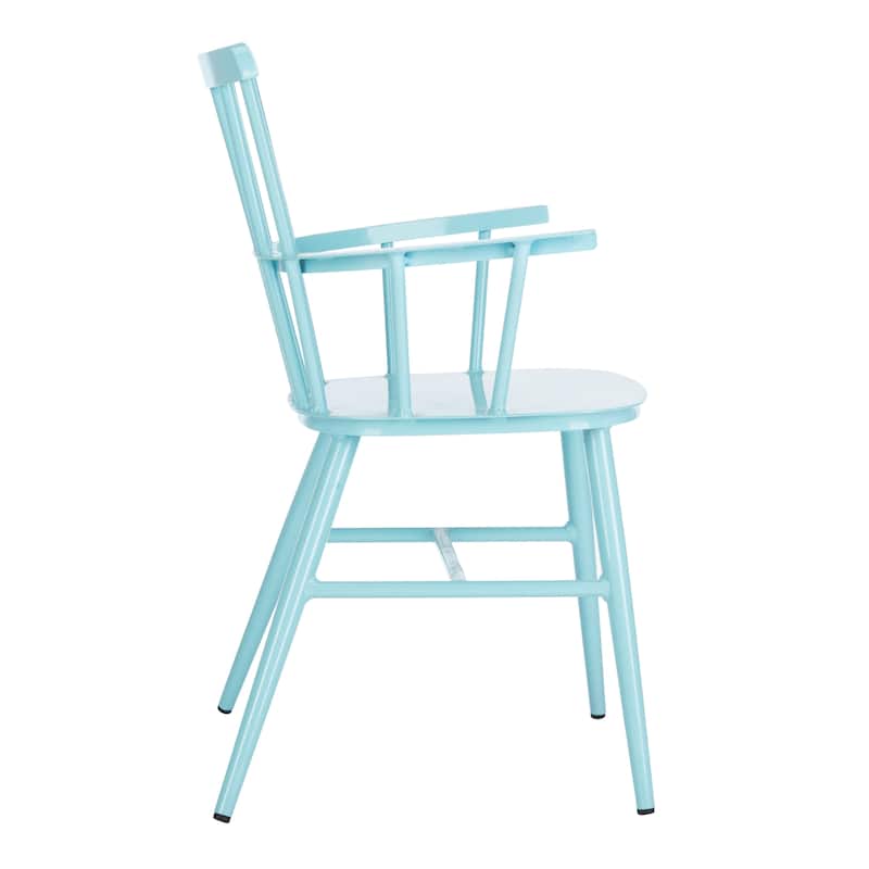 SAFAVIEH Outdoor Annalise Aluminum Arm Chair (Set of 2) - 22Wx21Dx33H