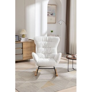 Teddy Fabric Rocking Chair - Bed Bath & Beyond - 39041482