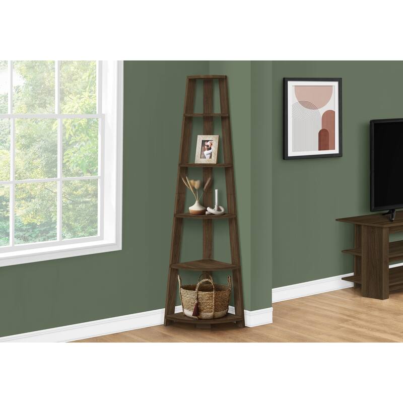 5 Tier Corner Bookshelf