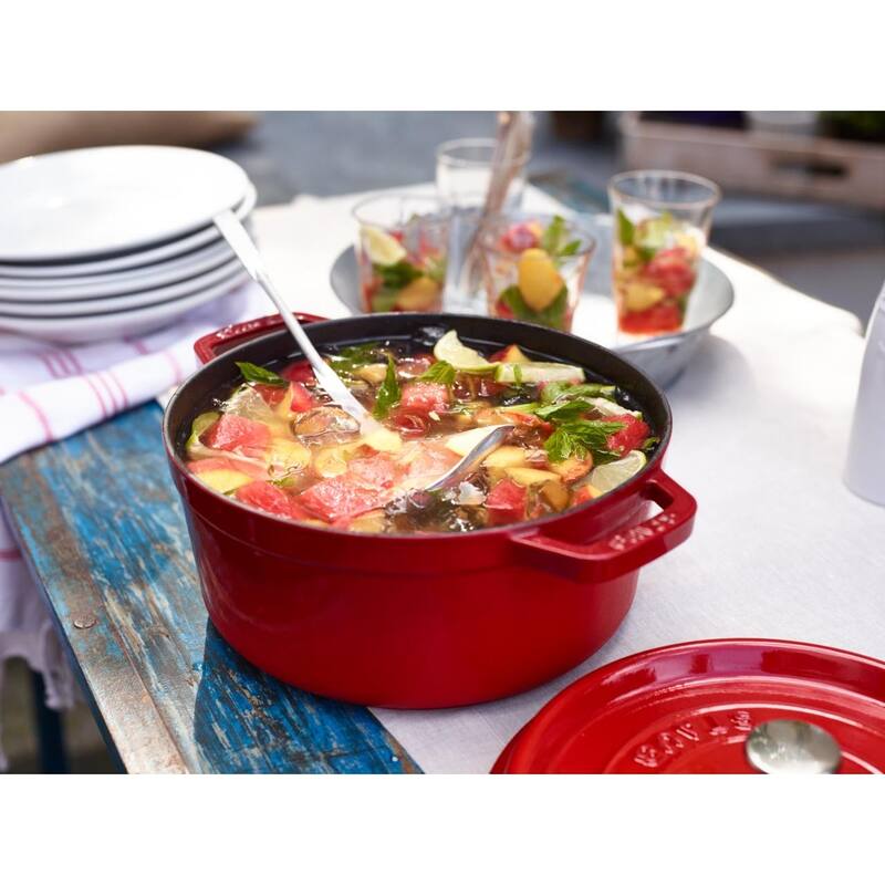STAUB Cast Iron 5.5-qt Round Cocotte