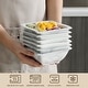 preview thumbnail 26 of 49, MALACASA Flora Porcelain Wavy Modern Dinnerware Set (Service for 6)