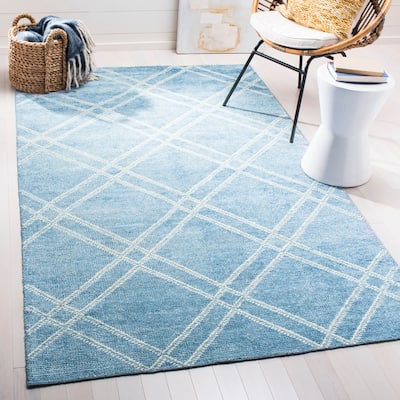 SAFAVIEH Hand-knotted Stone Wash Nyncke Modern Wool Rug