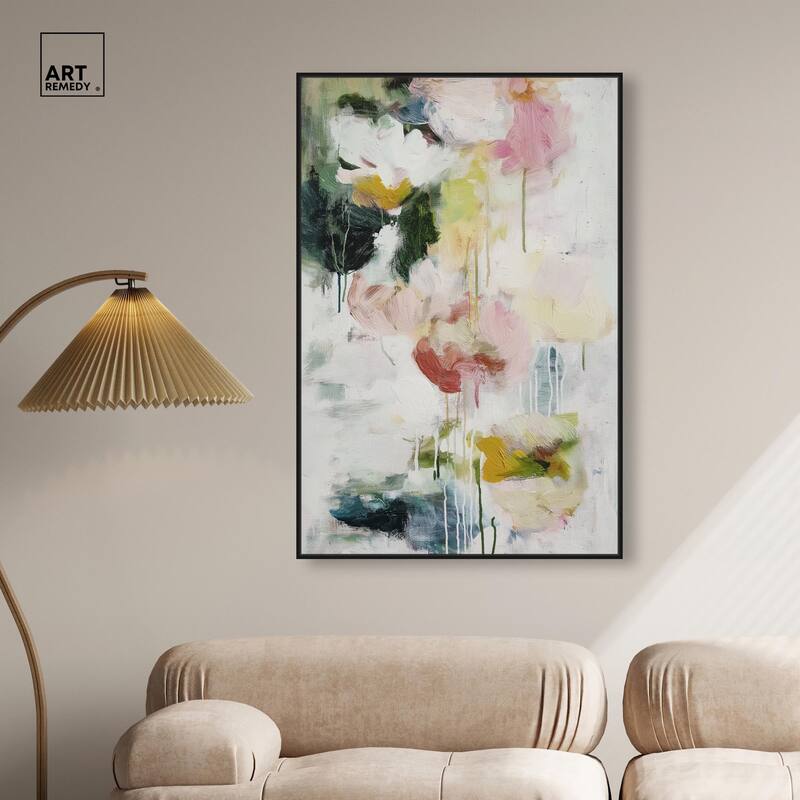 Dripping Colors III Canvas by Art Remedy