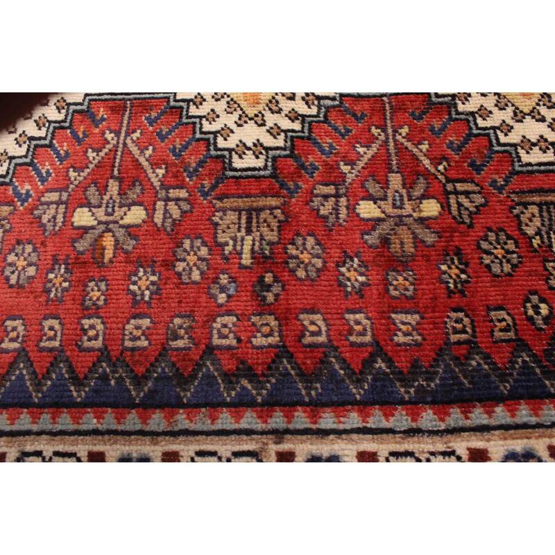 ECARPETGALLERY Hand-knotted Konya Anatolian Red Wool Rug - 3'5 x 9'8