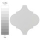 preview thumbnail 2 of 2, Merola Tile Provenzale Lantern White 8" x 8" Porcelain Floor and Wall Tile