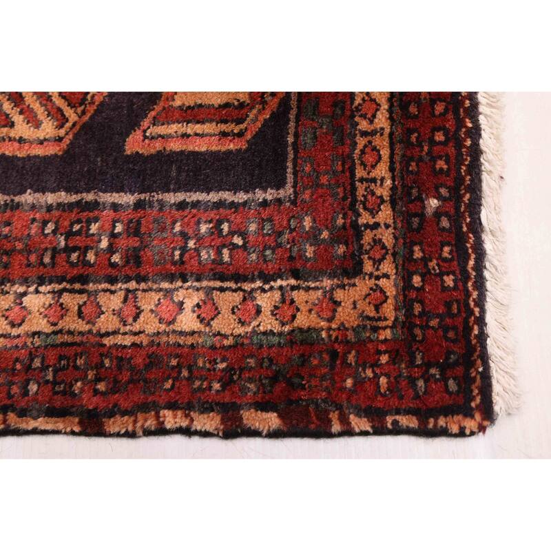 ECARPETGALLERY Hand-knotted Konya Anatolian Dark Navy Wool Rug - 2'11 x 9'7