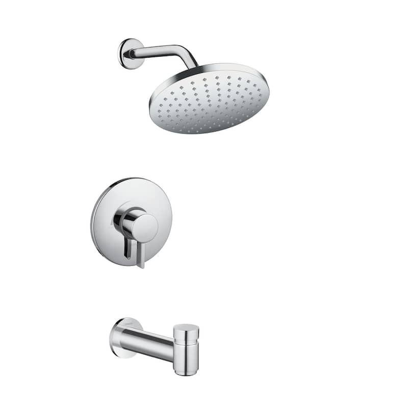 Hansgrohe Vernis Pressure Balance Tub and Shower with 2.5 GPM 1 Jet - Chrome