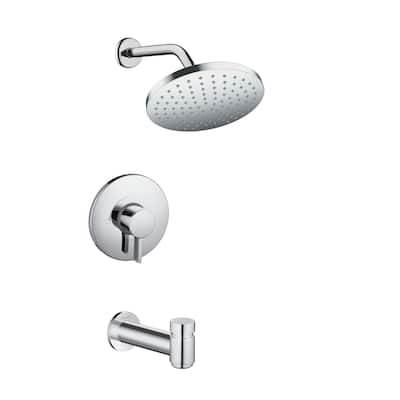 Hansgrohe Vernis Pressure Balance Tub and Shower with 2.5 GPM 1 Jet