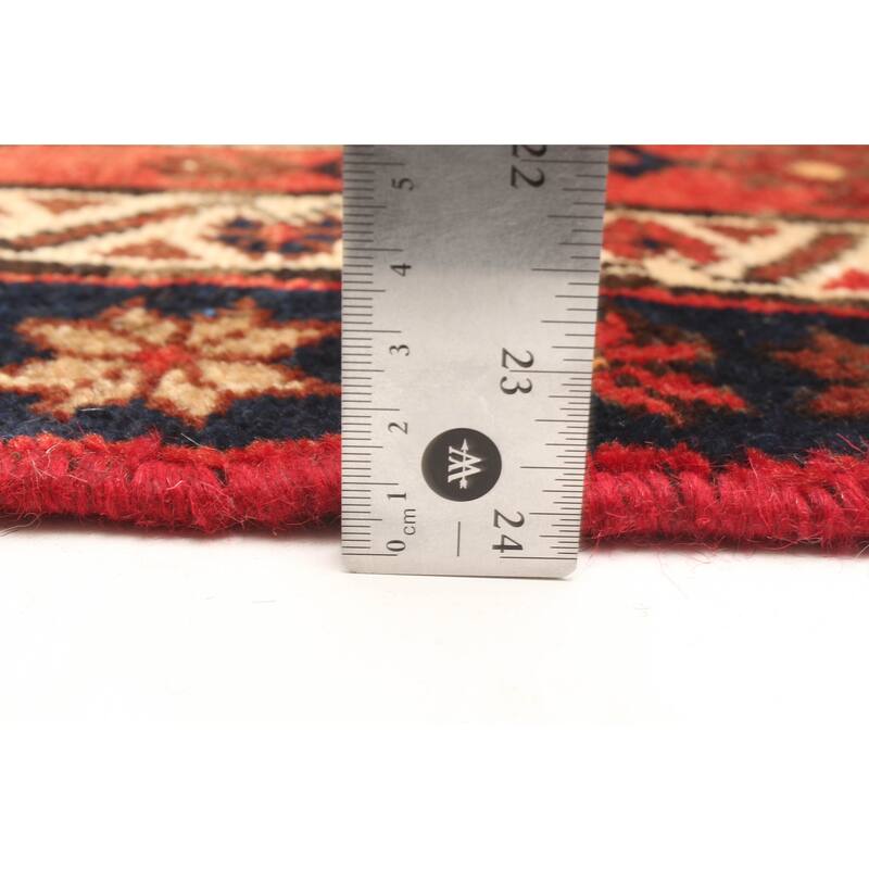 ECARPETGALLERY Hand-knotted Konya Anatolian Dark Red Wool Rug - 3'1 x 6'4