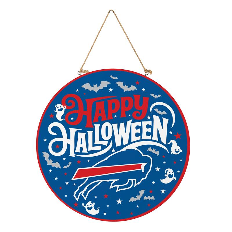 Buffalo Bills 18" x 18" Halloween Door Décor Wall Sign