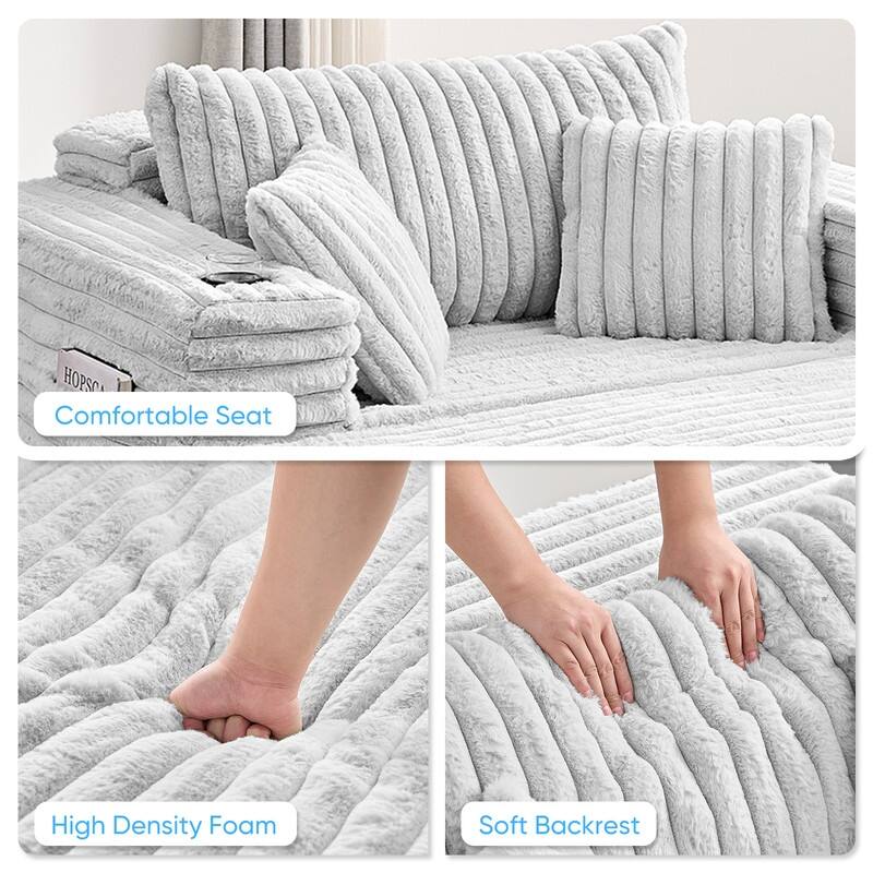 Mixoy Modern Corduroy Fabric Sofa Bed Chair,Single Sofa Chair With Cup Holders,Wide Armrests,Sleeper For Apartment