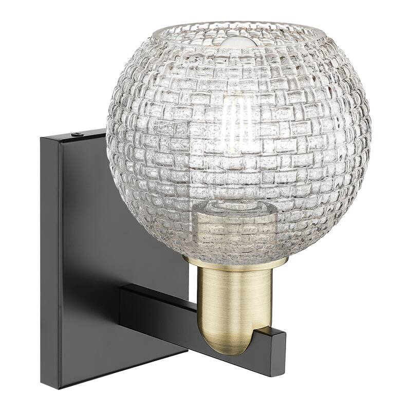 Innovations Lighting Endless Possibilities Arcadia - Athens - 1 Light 6" Basketweave Sconce