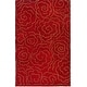 preview thumbnail 22 of 61, SAFAVIEH Handmade Soho Aloisa Roses N.Z. Wool Rug 6' x 9' - Red - Rectangle
