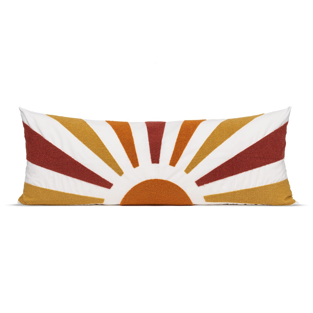 Sweet Jojo Designs Boho Shabby Chic Sun Boy Girl Gender Neutral Unisex Body Pillow Case Pillow Not Included - Bohemian Sunrise