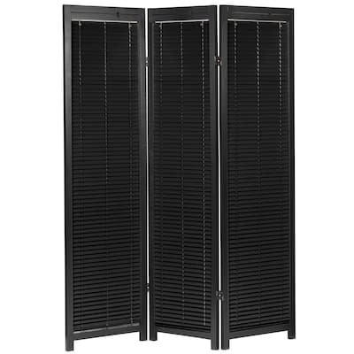 6 ft. Tall Adjustable Shutter Room Divider