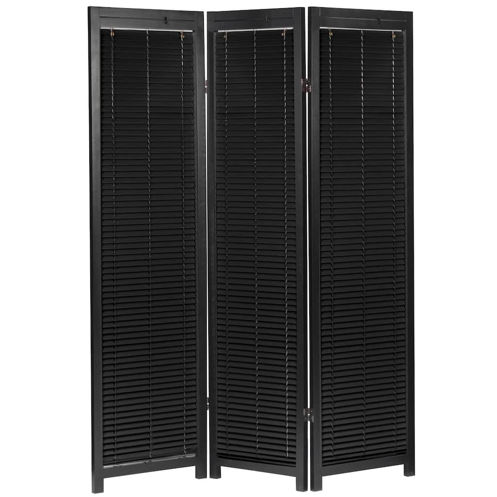 6 ft. Tall Adjustable Shutter Room Divider
