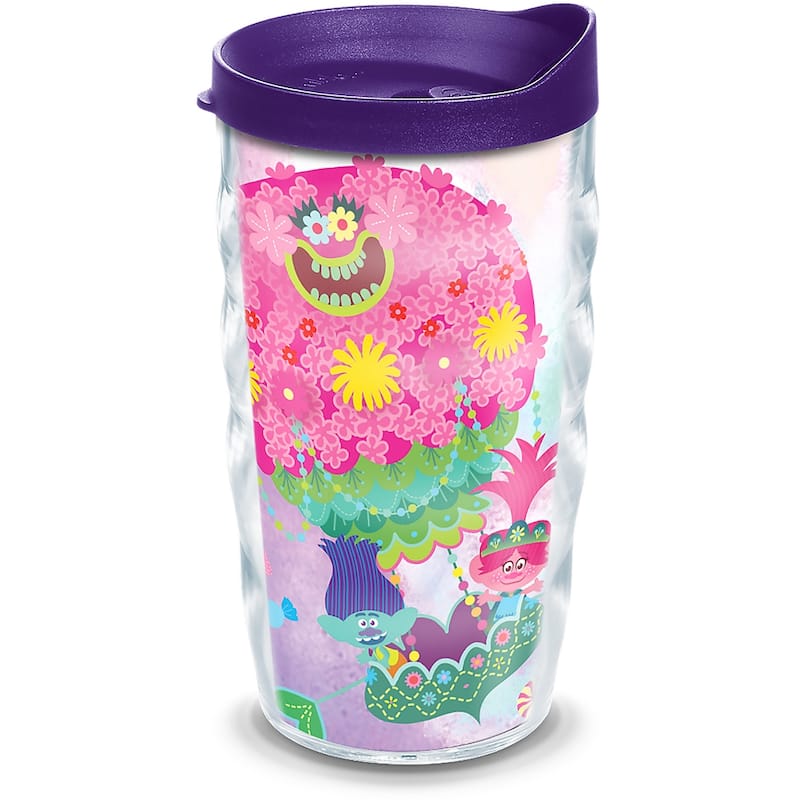 Tervis DreamWorks Trolls Made in USA Double Walled Insulated Travel Tumbler, Lotta Love - 10oz Wavy - 10oz Wavy