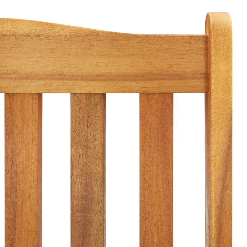 vidaXL Rocking Chair Solid Acacia Wood - 22.4" x 39.4" x 46.1"