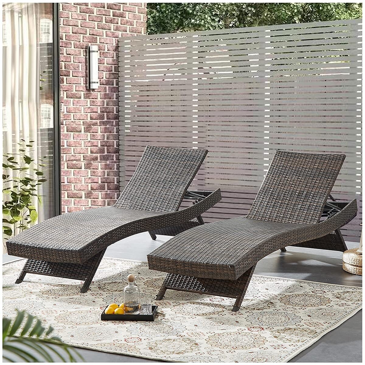 Palm aire woven padded chaise new arrivals