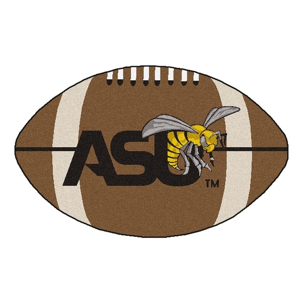 Ncaa Alabama State University Crimson Tide Football Shaped Mat Area Rug Na