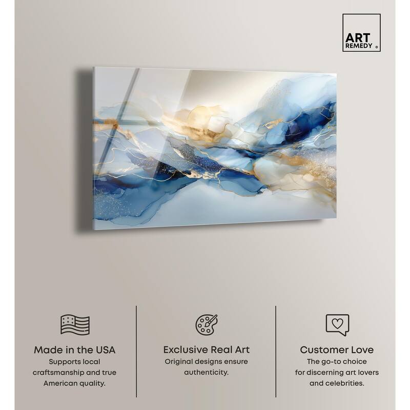 Postmodern Flow I Acrylic by Art Remedy, Ready to Hang