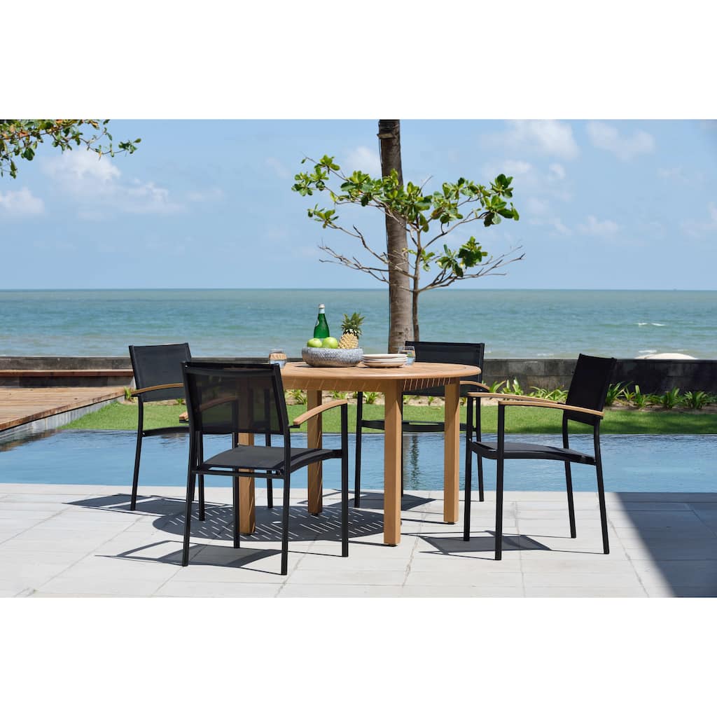 LifestyleGarden 5pc Outdoor Gard Round Dining Set
