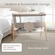 preview thumbnail 4 of 3, Bondi Adjustable Height Bedside Beechwood Bassinet