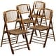 preview thumbnail 5 of 12, Bamboo Wood Event Folding Chairs (Set of 4)
