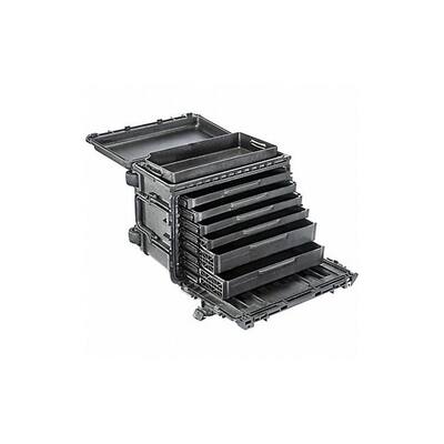 Pelican Rolling Tool Box,48 lb Cap.,Plyprpyln 0450SD6 - 1 Each