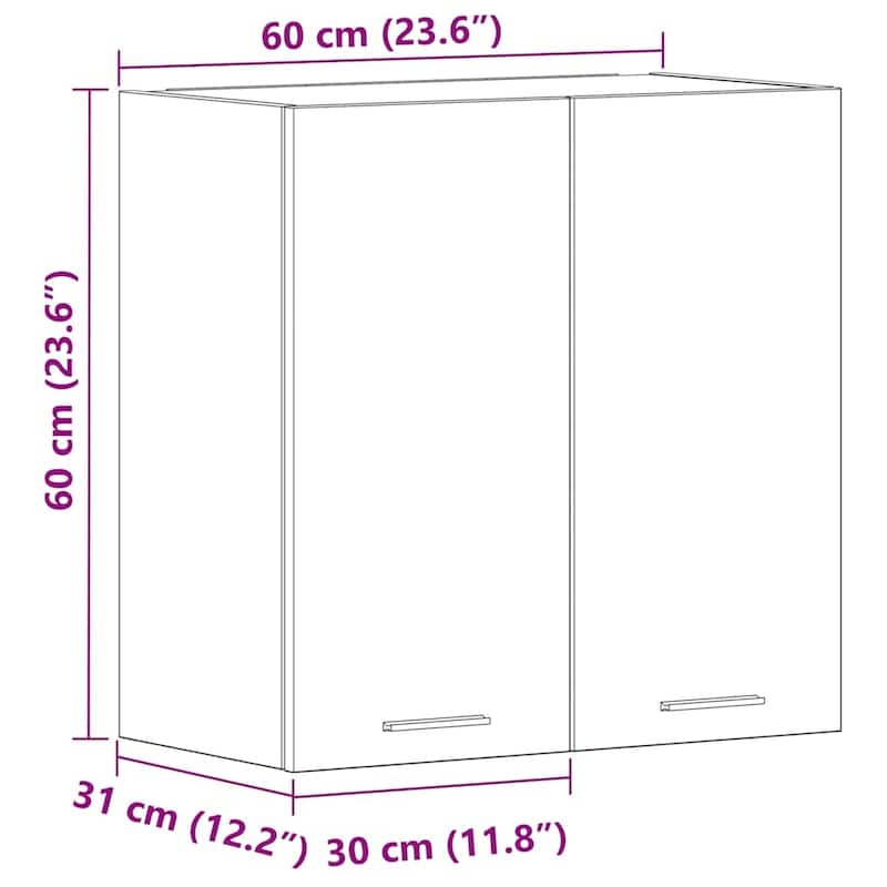 vidaXL Kitchen Cabinet Storage Cupboard Under Sink Organizer Engineered Wood
