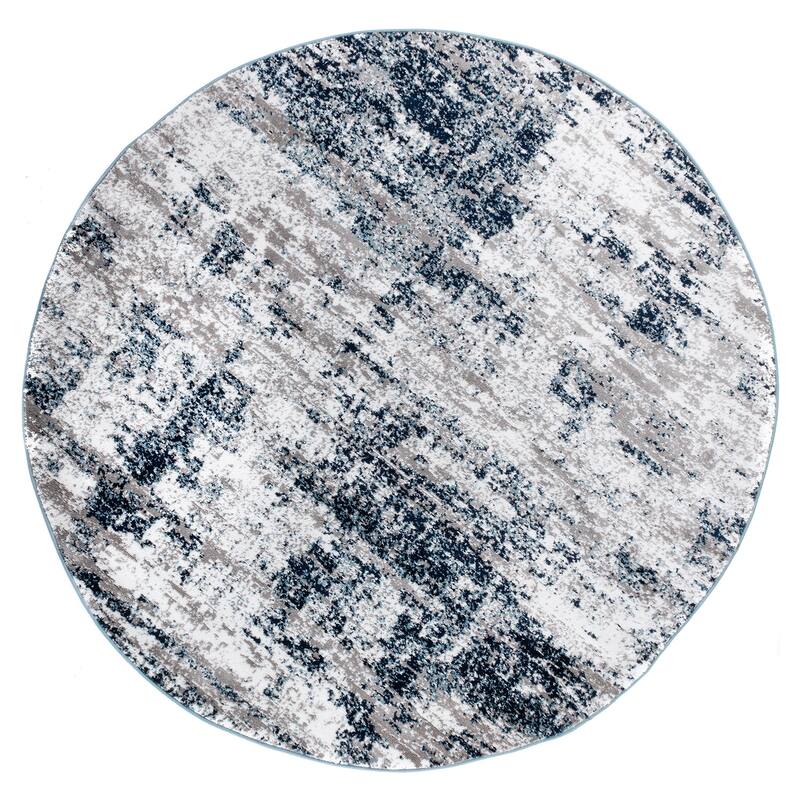 World Rug Gallery Distressed Abstract Area Rug