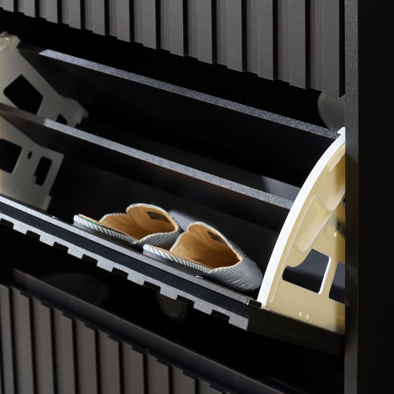 SAFAVIEH Home Sohan Shoe Rack - 9"W x 24"D x 41"H