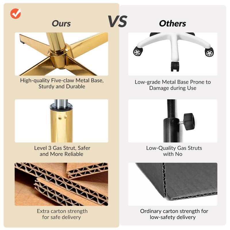 Alfons 360-Degree Swivel & Height Adjustable Task Chair by HULALA HOME