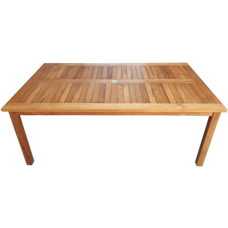 Chic Teak Antigua Rectangular Teak Wood Bistro Counter Table, 63 x 35 inch (table only)