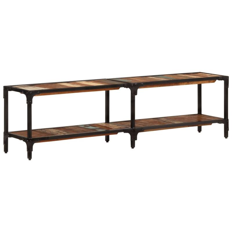 vidaXL TV Stand 59.1"x11.8"x16.1" Solid Wood Reclaimed - 59.1" x 11.8" x 16.1"