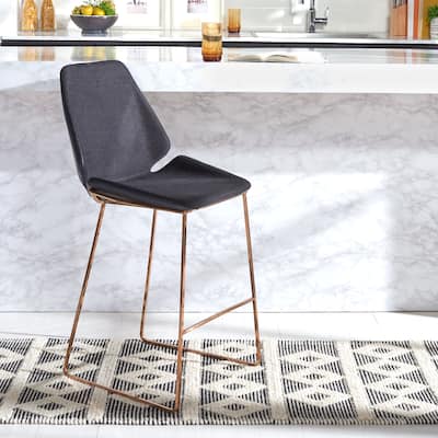 SAFAVIEH Masami Modern 26-inch Counter Stool - 19.8" W x 22" L x 40" H