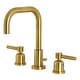 preview thumbnail 5 of 13, Concord 8 in. Widespread Bathroom Faucet Brushed Brass