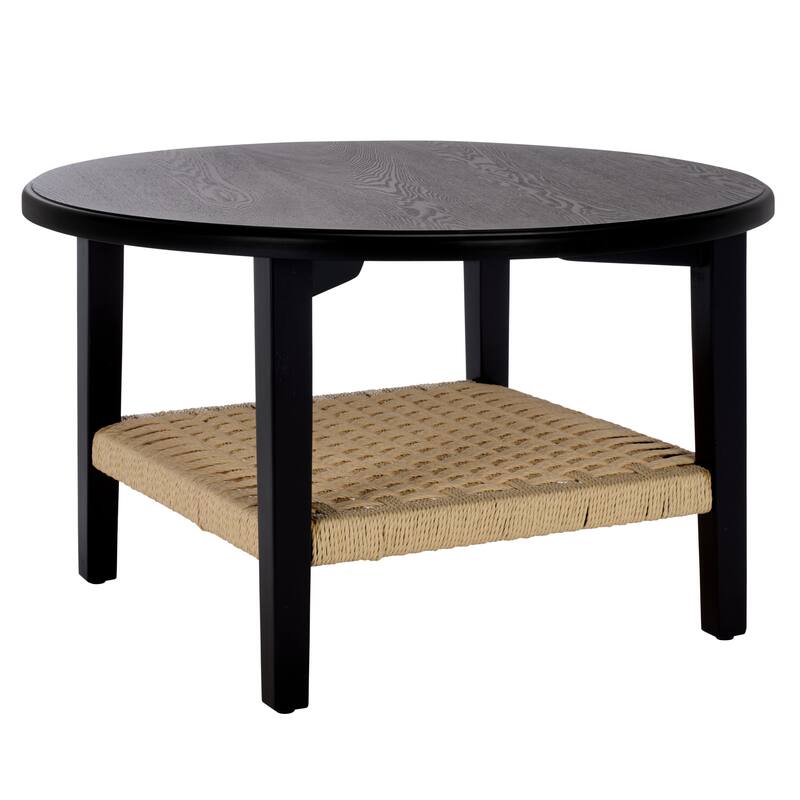 SAFAVIEH Home Nomand 1-Shelf Coffee Table - 32"W x 32"D x 19"H