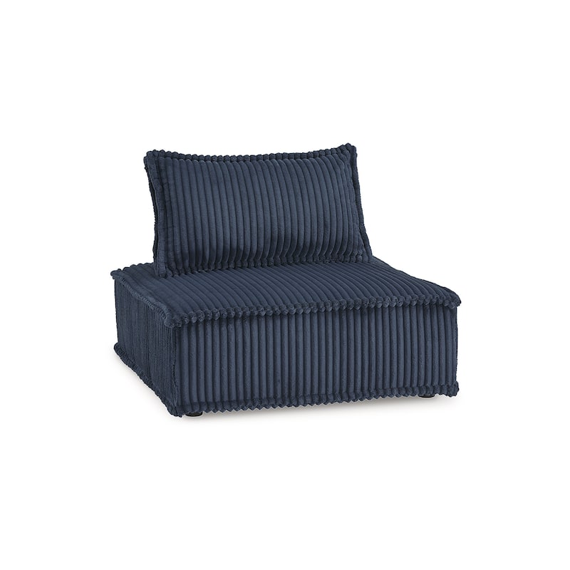 Signature Design by Ashley Bales Blue 7-Piece Modular Seating - 156"W x 156"D x 28"H