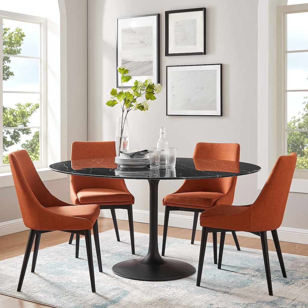 Lippa 60" Artificial Marble Dining Table