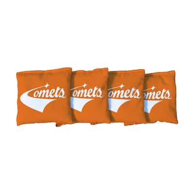 Texas Dallas Comets Orange Cornhole Bags