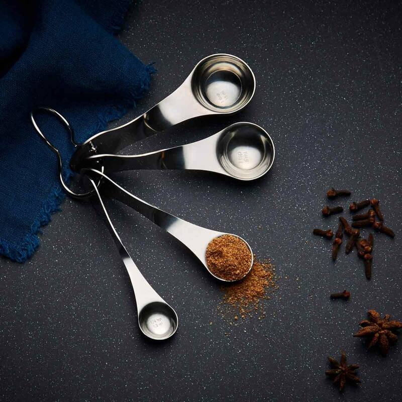 Nambe Twist Measuring Spoons - 7" x 9.2" x 2.5"