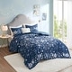 preview thumbnail 10 of 17, Intelligent Design Luna Navy Celestial Duvet Cover Set