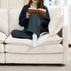 preview thumbnail 23 of 117, 3-Seater Comfy Cloud Couches with Movable Ottoman
