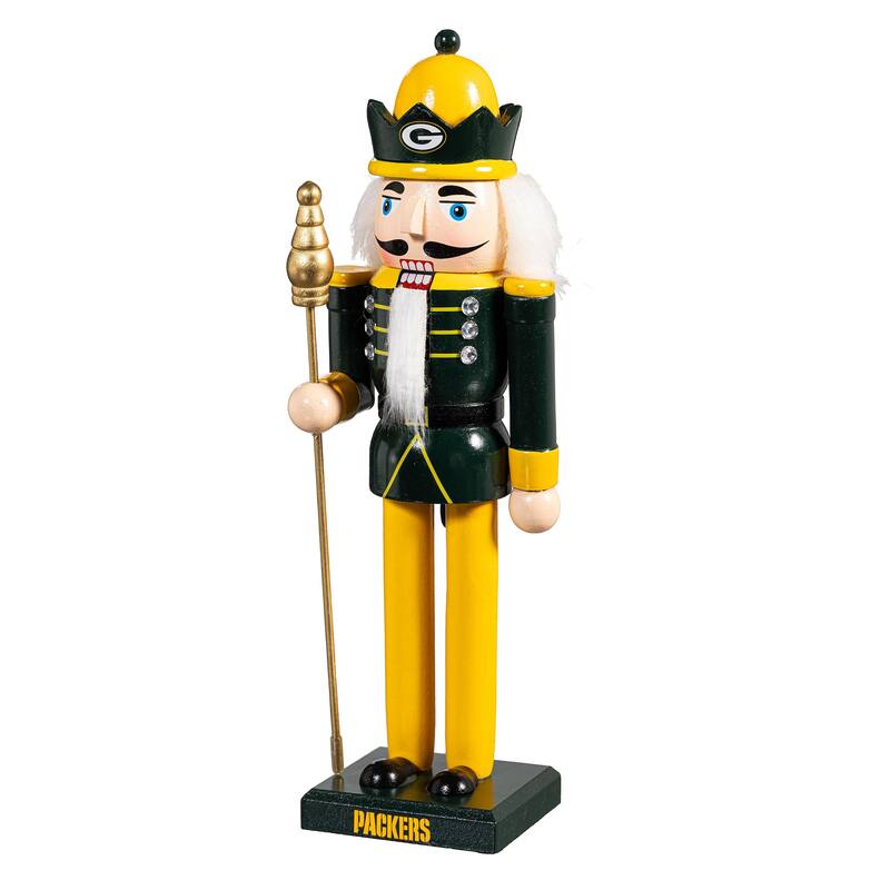 Nutcracker Statue, Green Bay Packers - 4.92''W x 4.53''H x 13.78