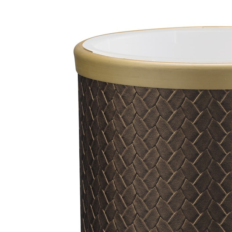 SAN REMO 13qt Oval Wastebasket with Liner (2pc Set)