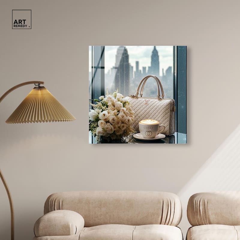 Glam by the Window New York Acrylic by Art Remedy, Ready to Hang